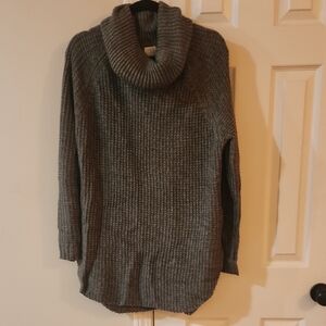 Cozy Gray Turtleneck Sweater
